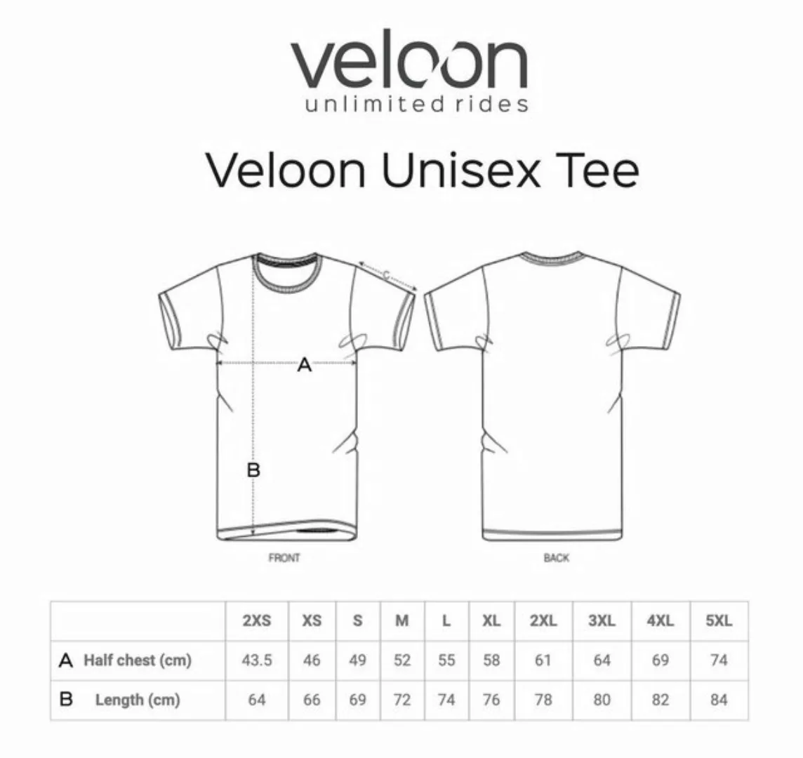 Veloon T-Shirt Unlimited Rides Blue günstig online kaufen