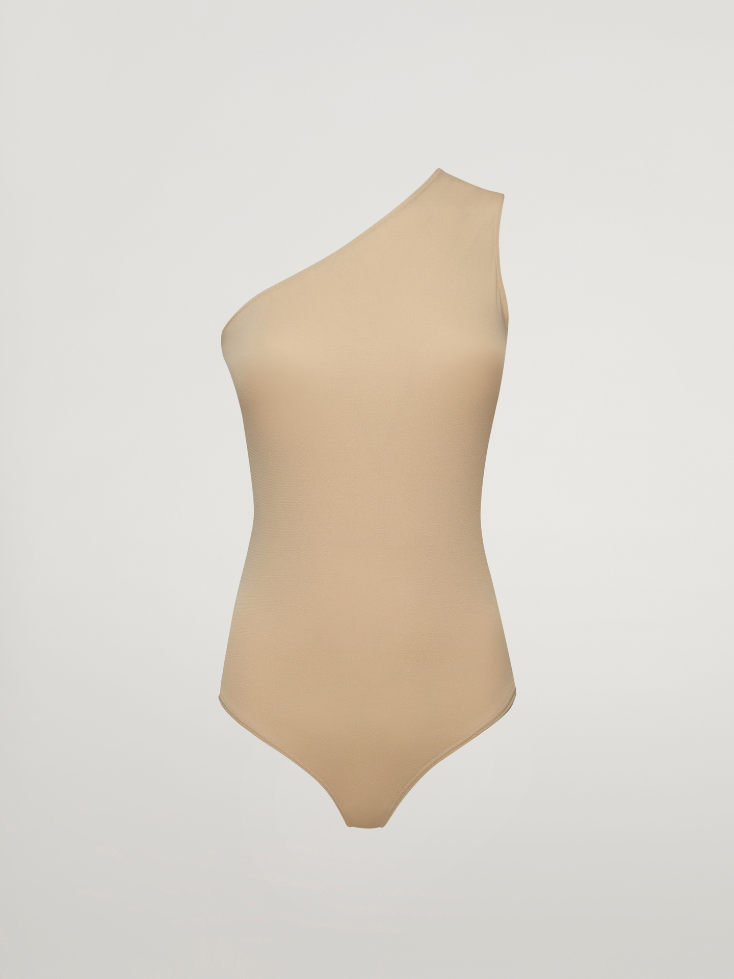 Wolford - One-Shoulder Asymmetrical Body, Frau, cafe au lait, Größe: XS günstig online kaufen