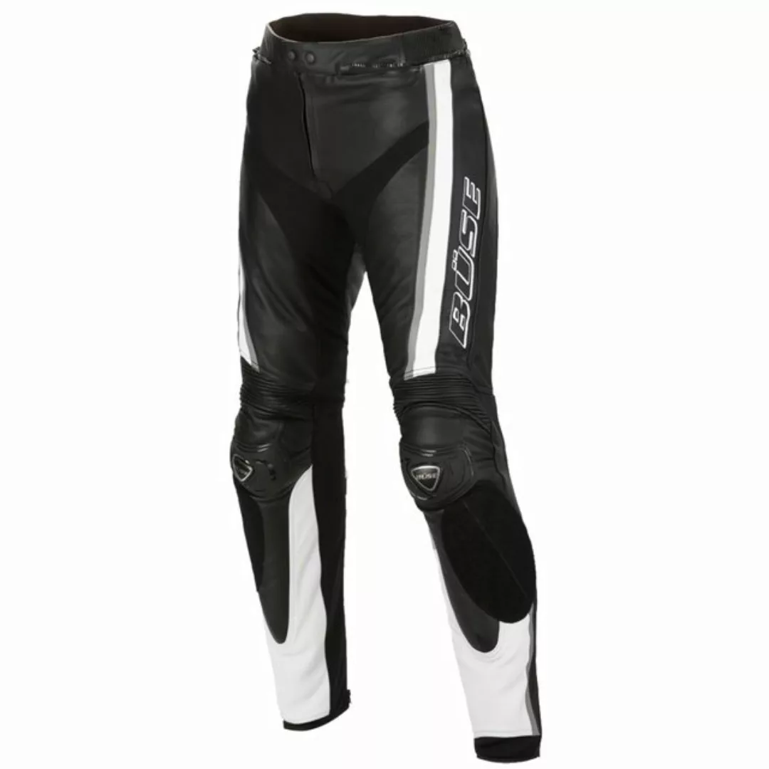 Büse Motorradhose Büse Mille Lederhose schwarz / weiß Herren 25 Kurz günstig online kaufen