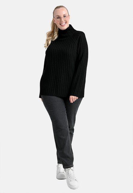 elanza Strickpullover Pullover Raglan - 20/black (1-tlg) günstig online kaufen