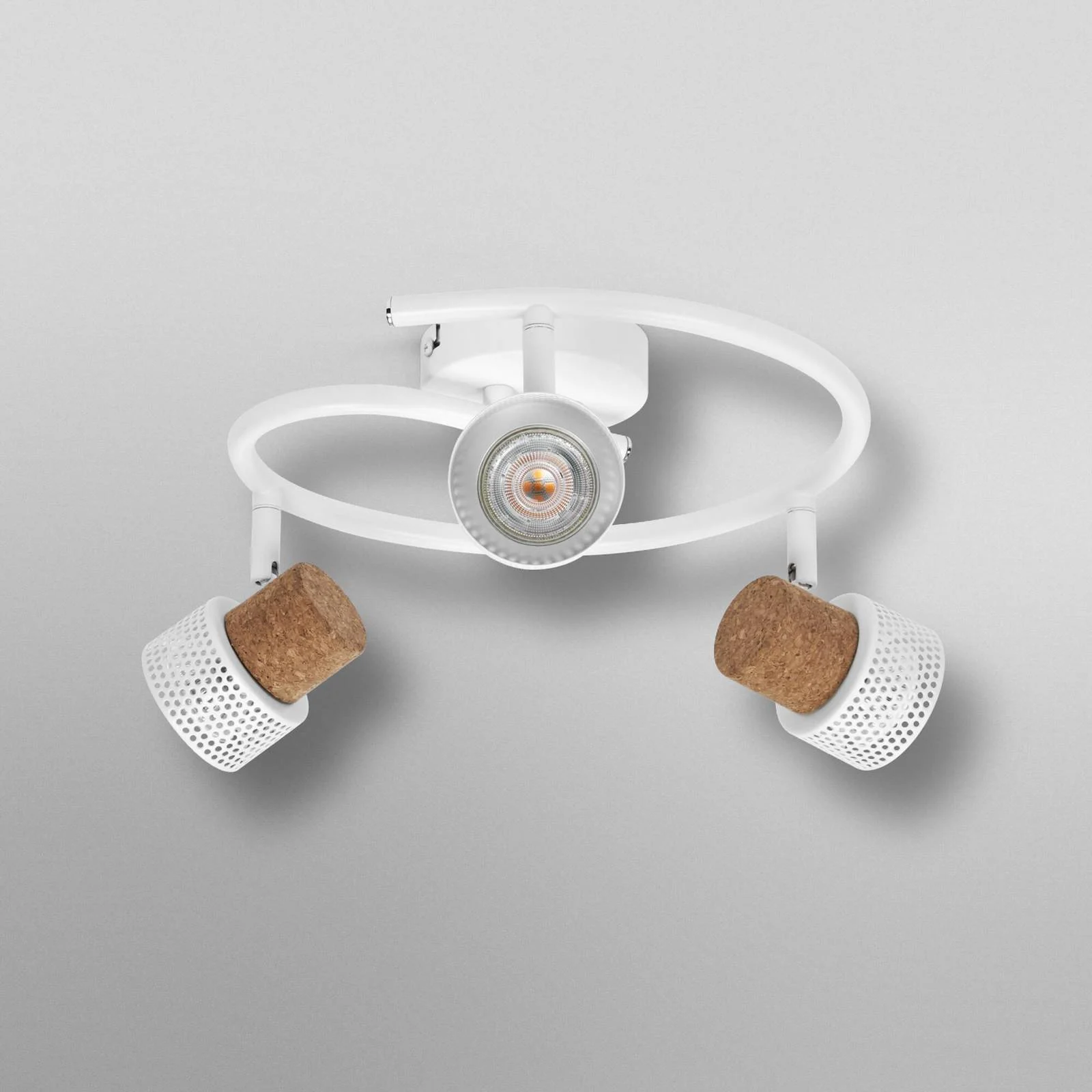 OSRAM Deckenstrahler CORK SPIRAL weiß 3-Spot GU10LED 927 dim günstig online kaufen