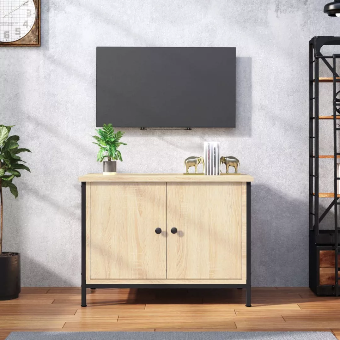 Vidaxl Tv-schrank Mit Türen Sonoma-eiche 60x35x45 Cm Holzwerkstoff günstig online kaufen