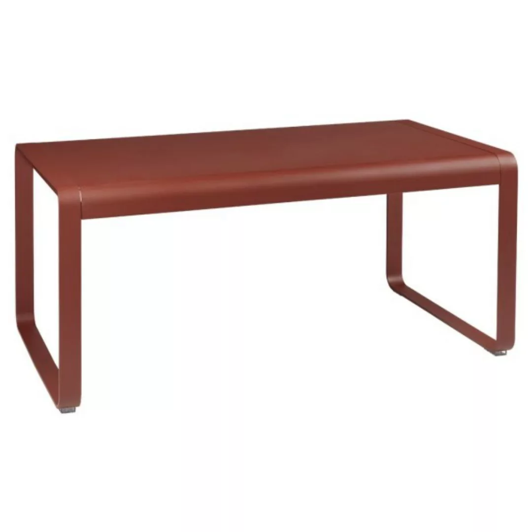 Bellevie halbhoher Lounge-Tisch Ockerrot 140 x 80 cm günstig online kaufen