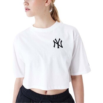 New-Era  T-Shirt Mlb Le Crop Tee Neyyan  Whiblk günstig online kaufen