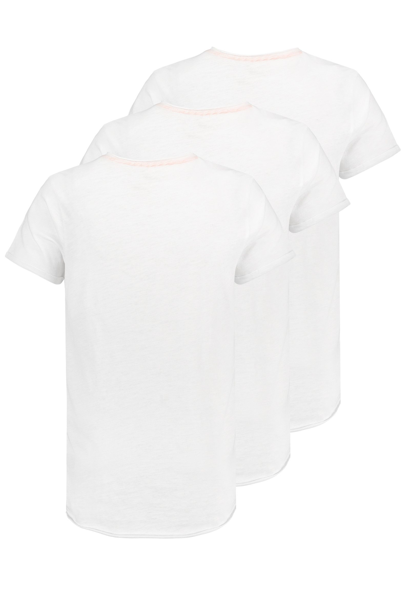 SUBLEVEL T-Shirt Kurzarm Rundhals 3er Pack günstig online kaufen