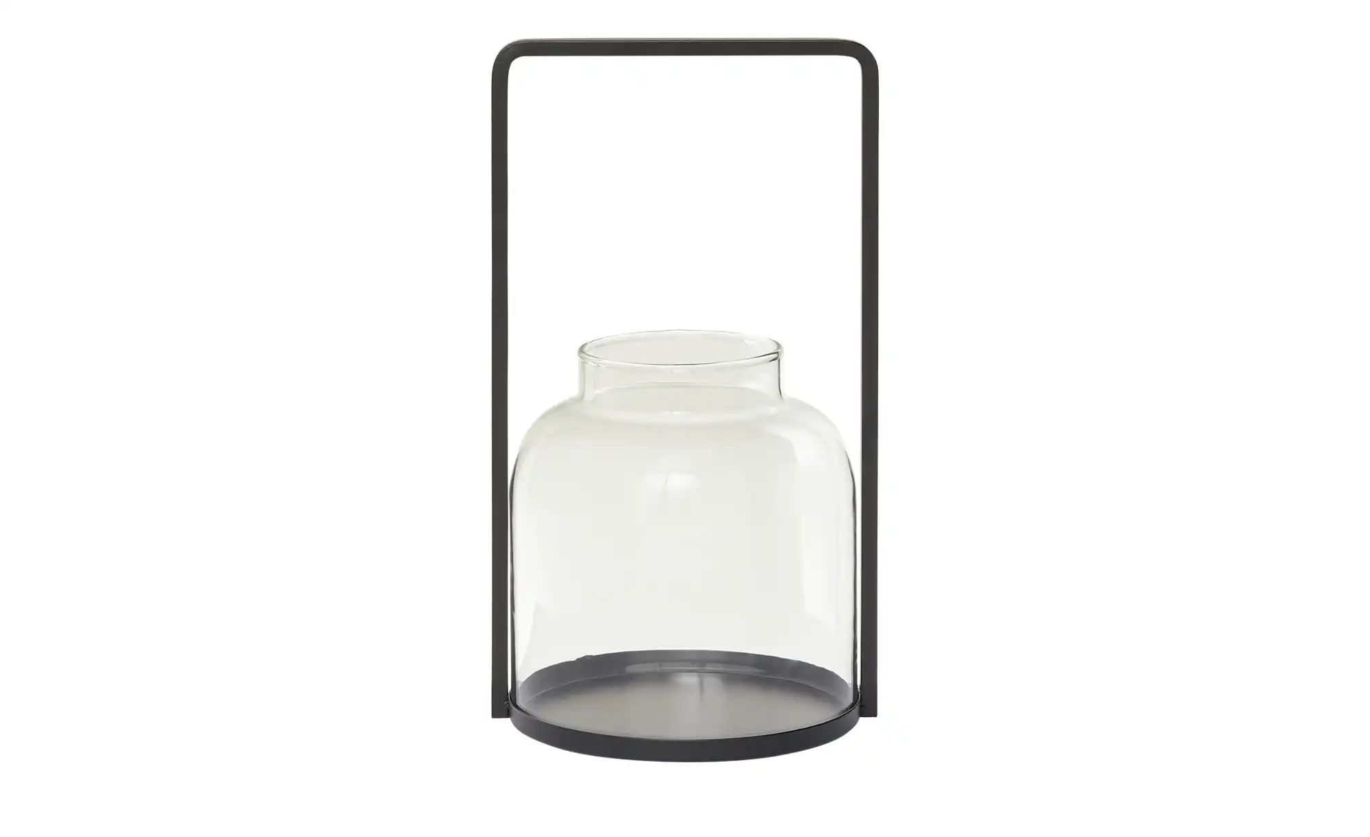 Windlicht ¦ schwarz ¦ Eisen, Glas  ¦ Maße (cm): B: 19 H: 35 T: 18 Accessoir günstig online kaufen