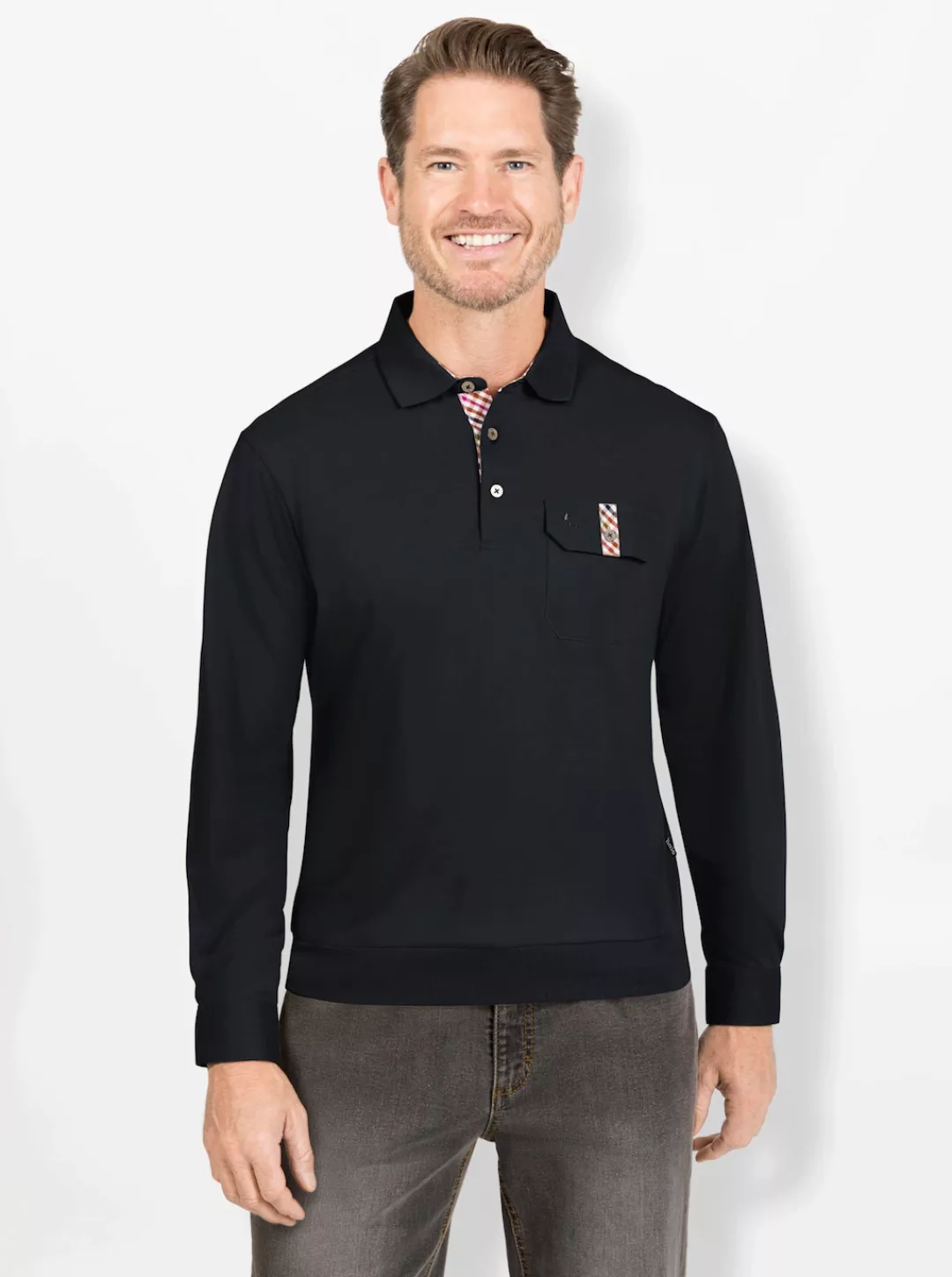 Hajo Poloshirt "Langarm-Poloshirt", (1 tlg.) günstig online kaufen