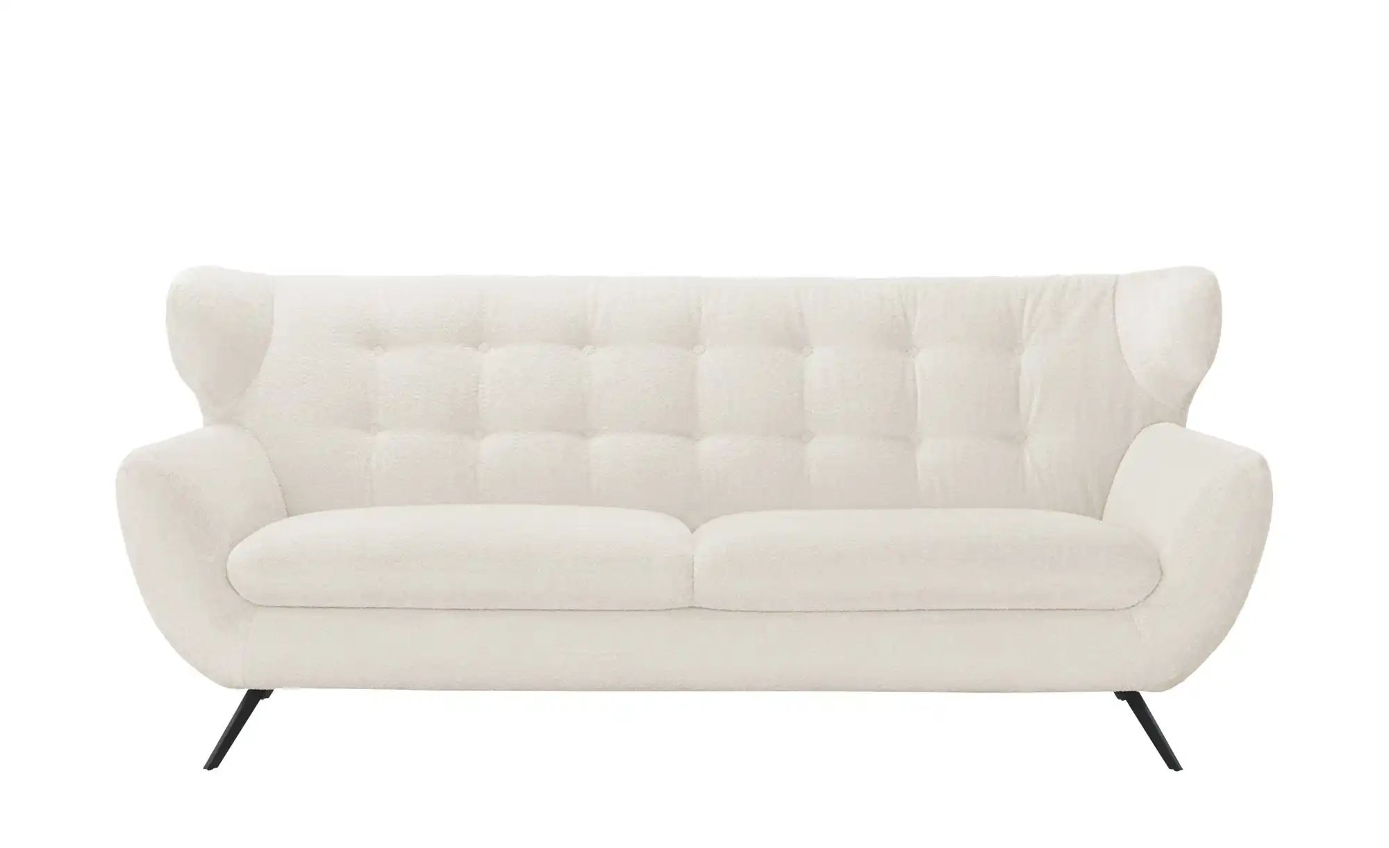 Jette Home Sofa aus Mikrofaser Mellow ¦ weiß ¦ Maße (cm): B: 225 H: 94 T: 9 günstig online kaufen