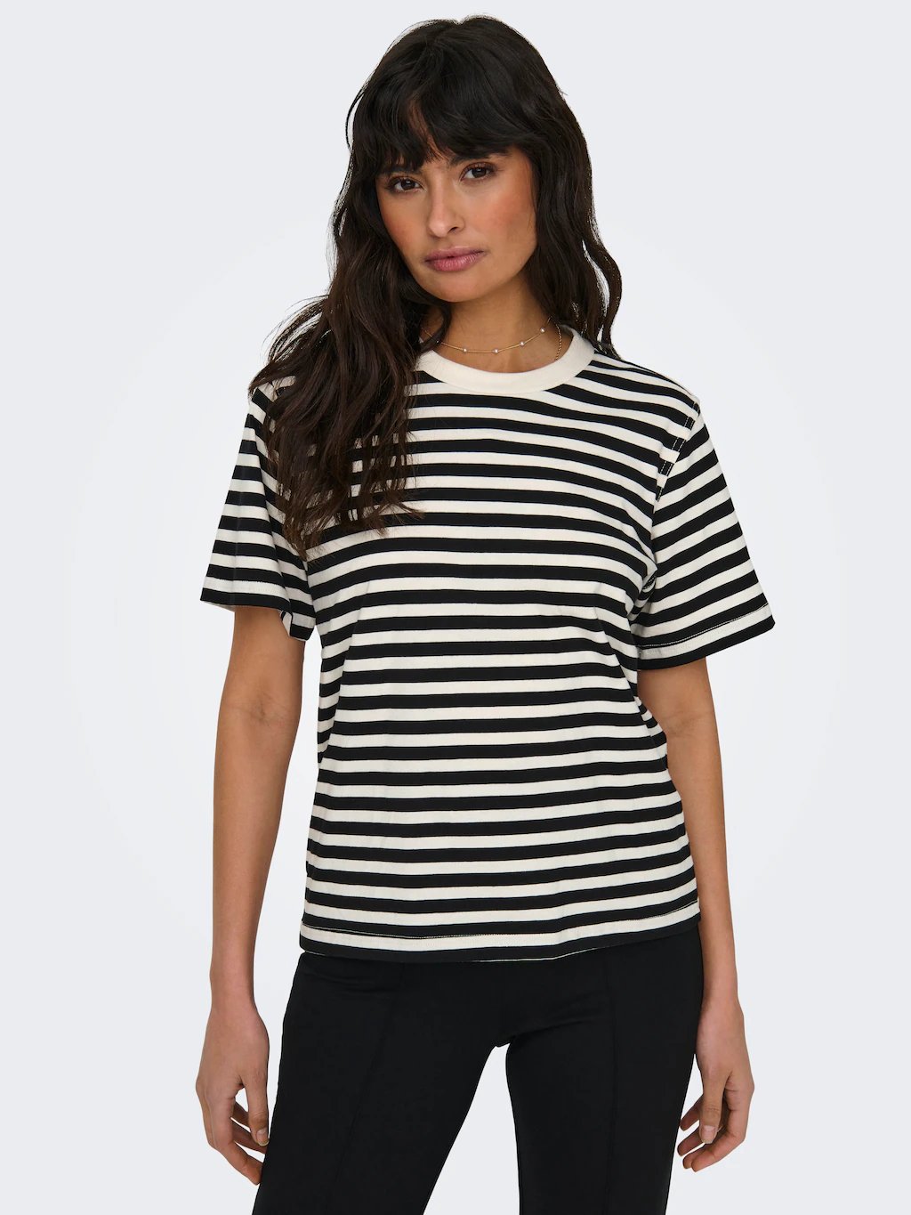 ONLY T-Shirt ONLLIVINA S/S STRIPE TEE JRS NOOS günstig online kaufen