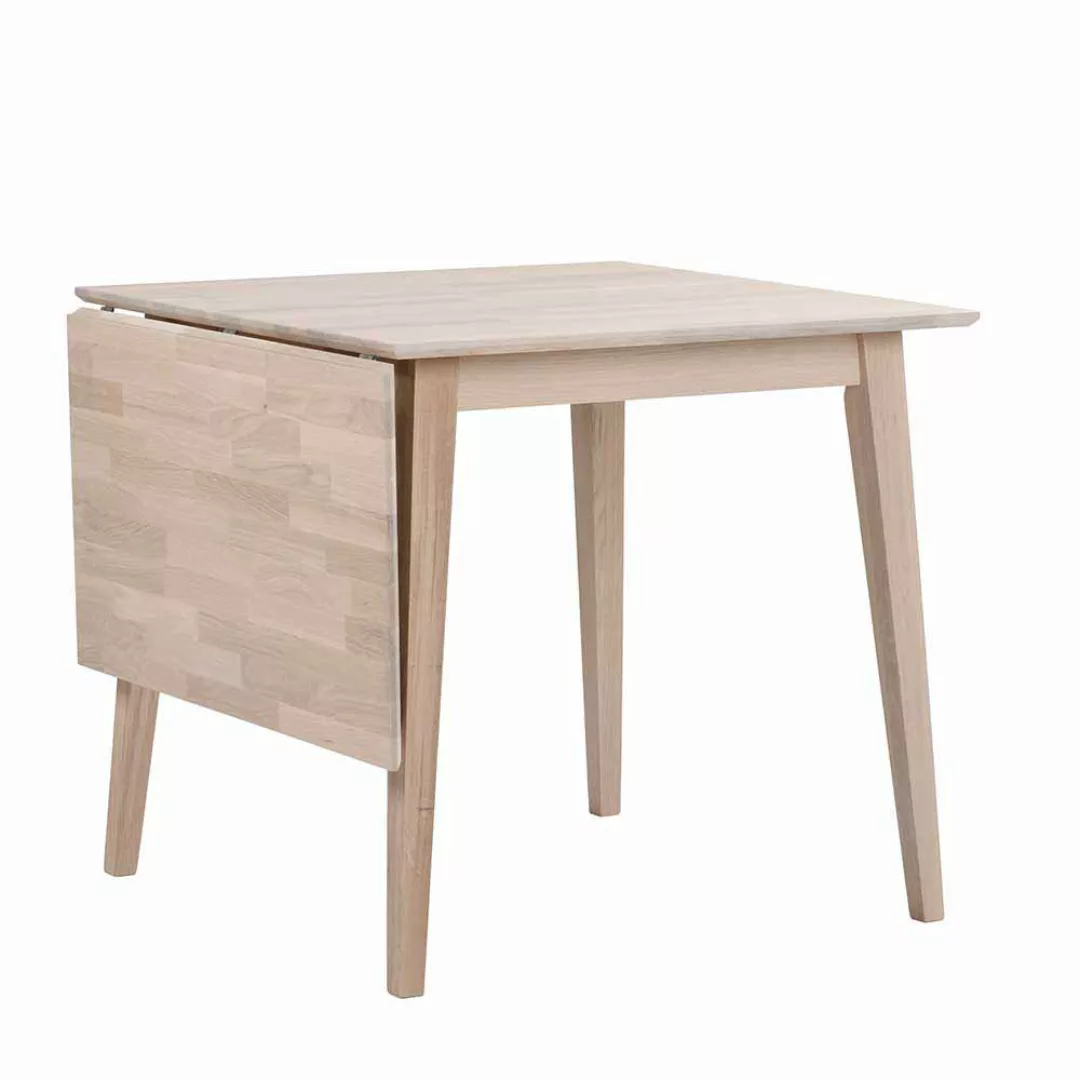 Massivholztisch aus Eiche White Wash geölt verlängerbar günstig online kaufen