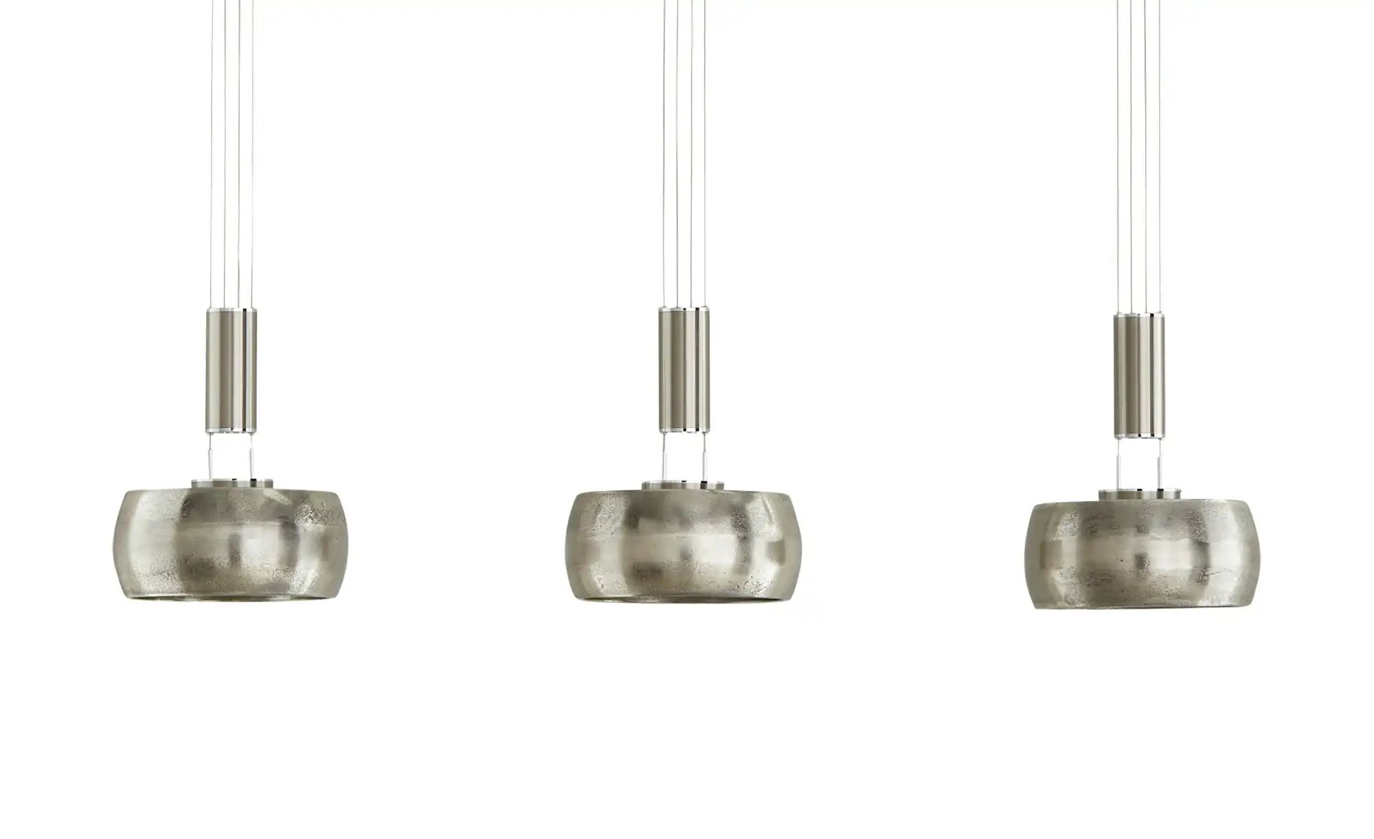 Fischer-Honsel LED-Pendelleuchte  3-flammig  Schirme Nickel-matt antik   ¦ günstig online kaufen