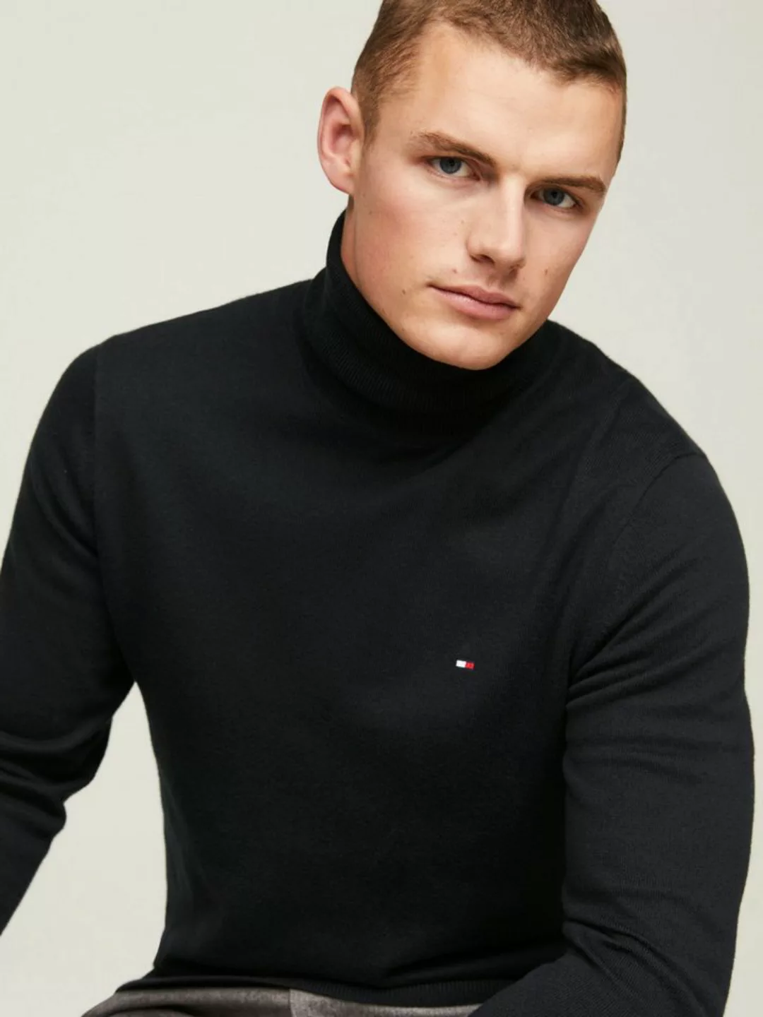 Tommy Hilfiger Rollkragenpullover PIMA ORG CTN CASHMERE ROLL NECK günstig online kaufen