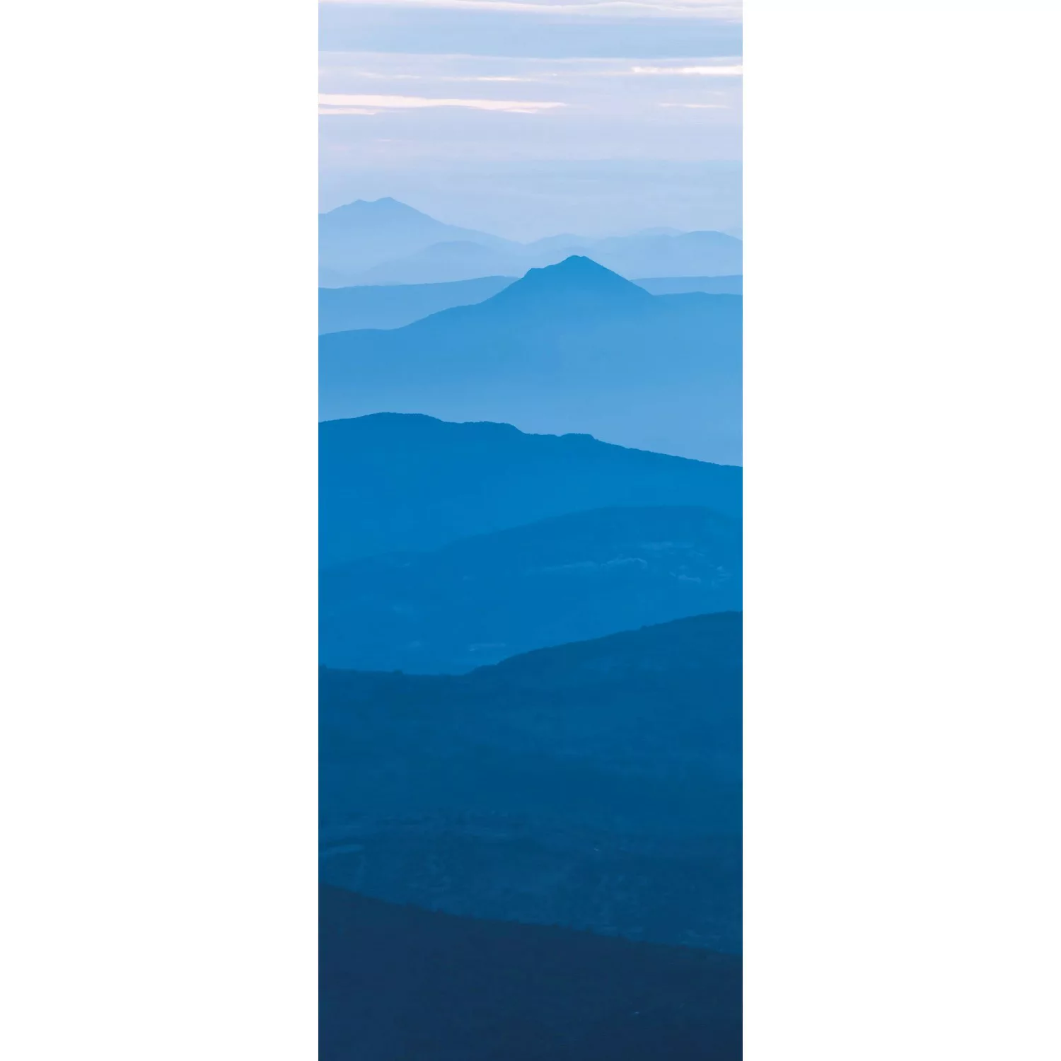 KOMAR Vlies Fototapete - Blue Mountain  Panel - Größe 100 x 250 cm mehrfarb günstig online kaufen