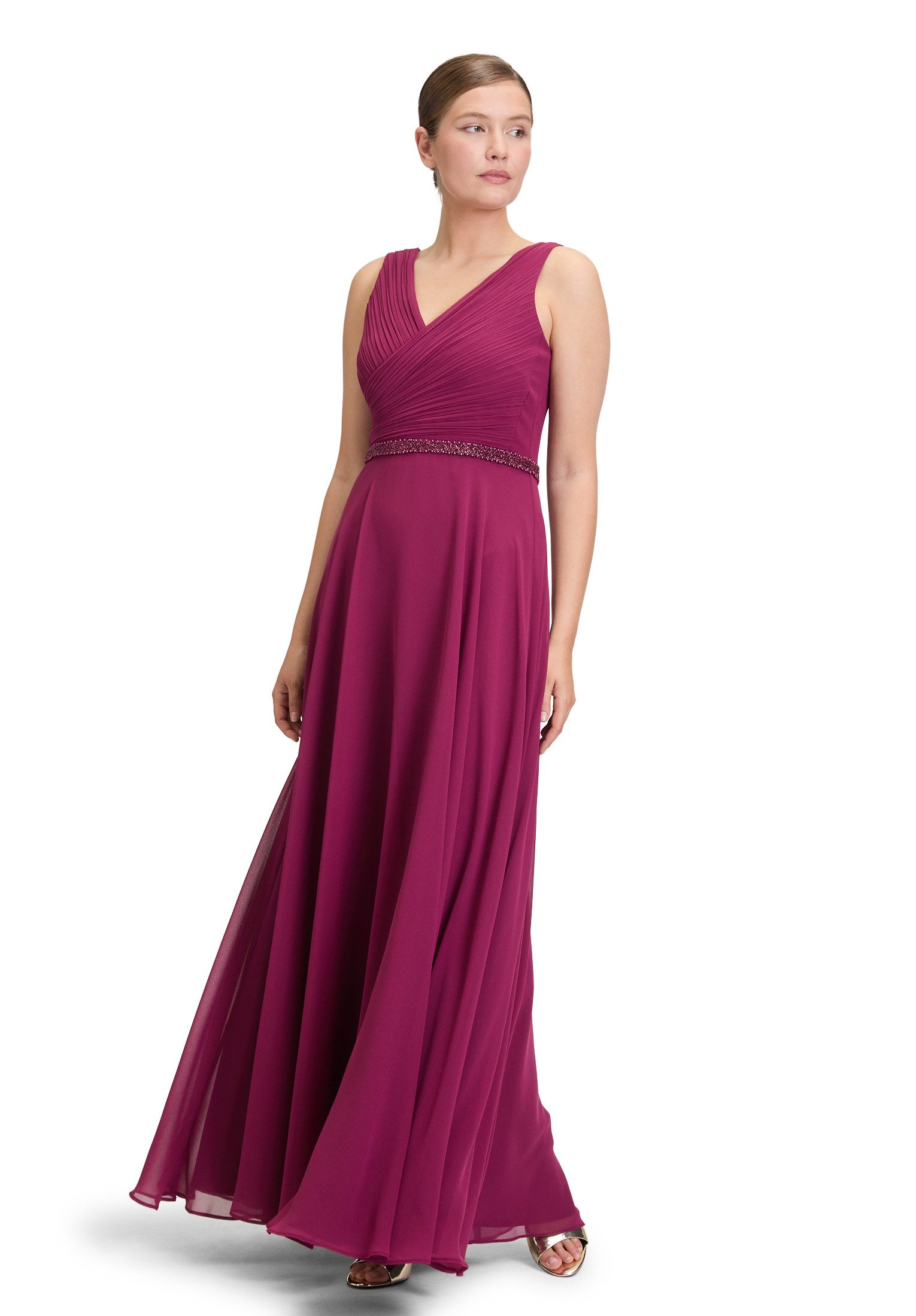 Vera Mont Abendkleid "Vera Mont Damen Abendkleid mit Plissee", Dekoelemente günstig online kaufen