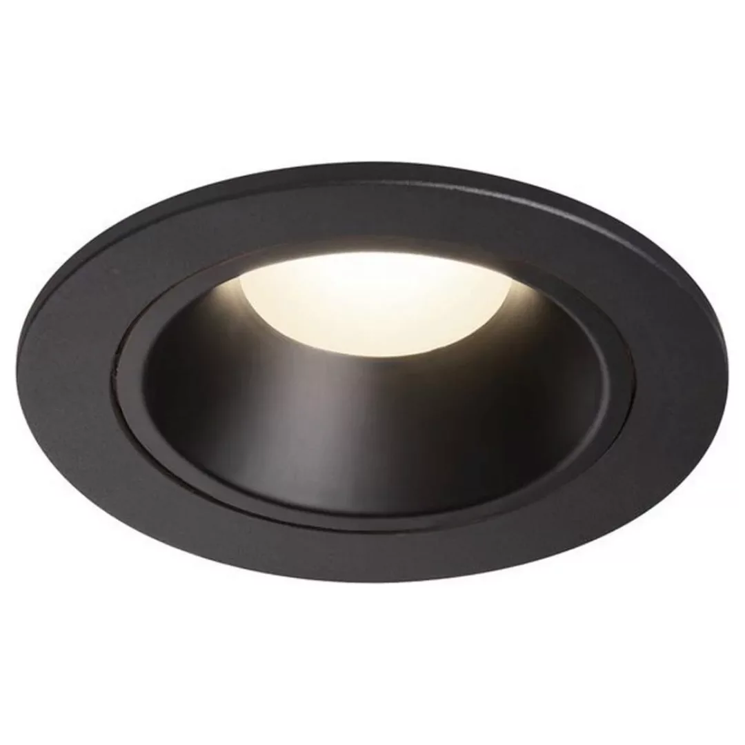 LED Einbaustrahler Numinos in Schwarz 8,6W 730lm 4000K 20° günstig online kaufen