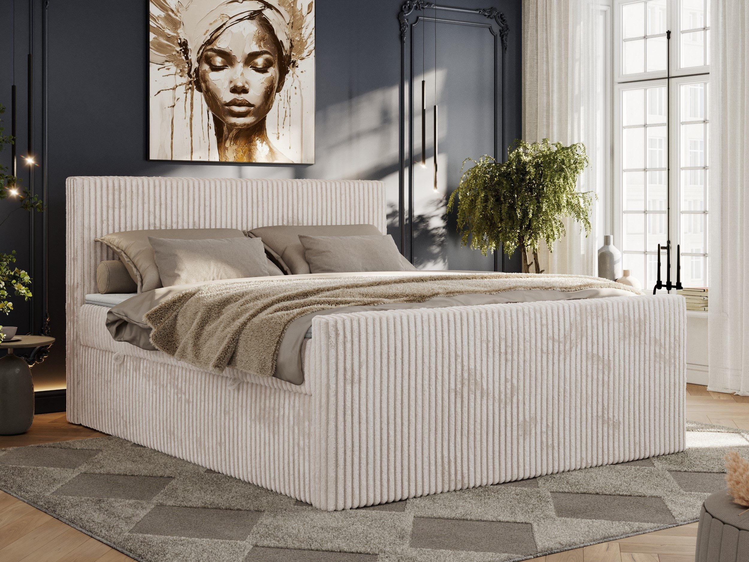 MKS MÖBEL Boxspringbett TILIANO DUO (Packung, günstig online kaufen