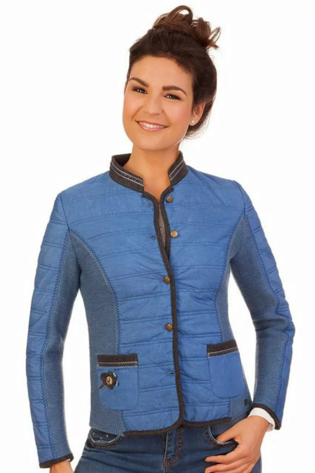 Spieth & Wensky Outdoorjacke Trachtenjacke Damen - HONIG - blau, natur günstig online kaufen