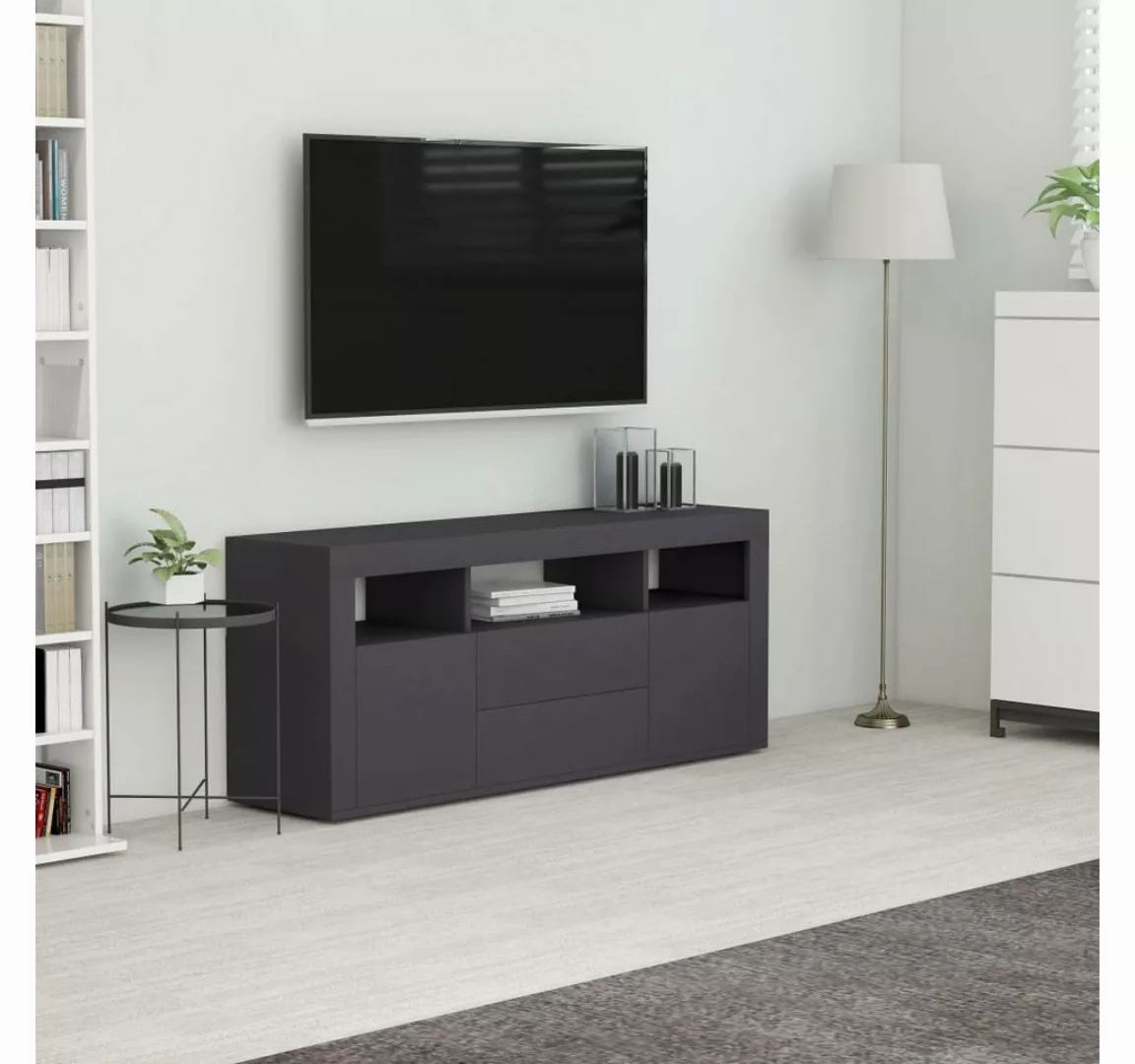 furnicato TV-Schrank Grau 120x30x50 cm Holzwerkstoff günstig online kaufen