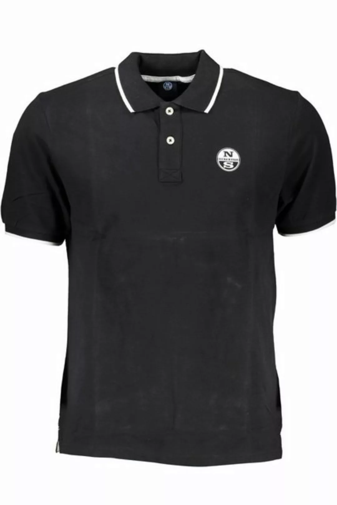 North Sails Poloshirt Elegantes Herren-Poloshirt: Schwarz, Kurzarm günstig online kaufen