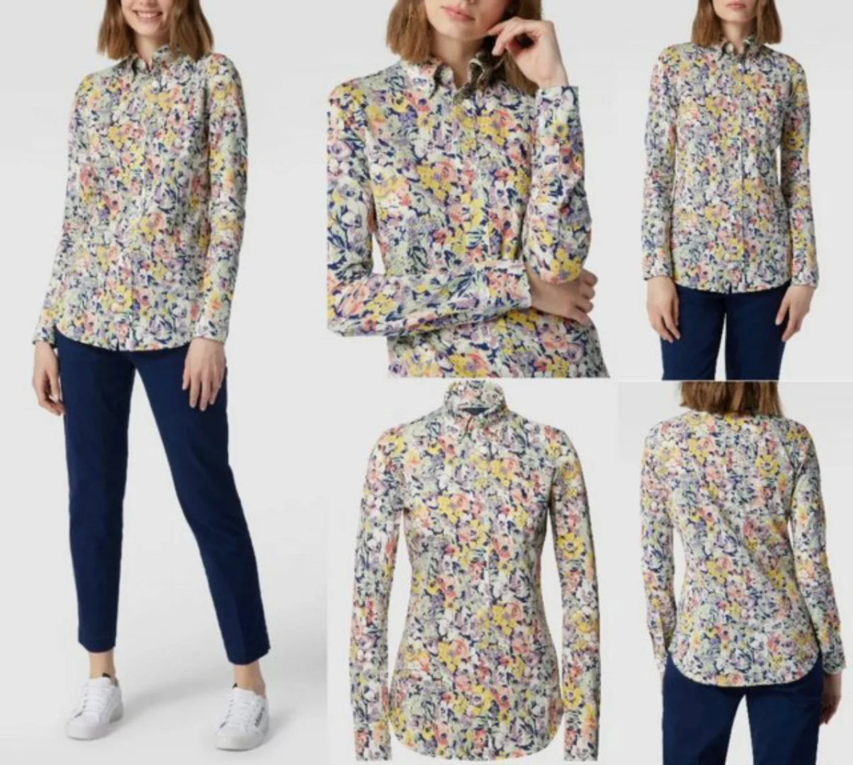 Ralph Lauren Blusentop POLO RALPH LAUREN Floral Hemdbluse Blouse Top Shirt günstig online kaufen