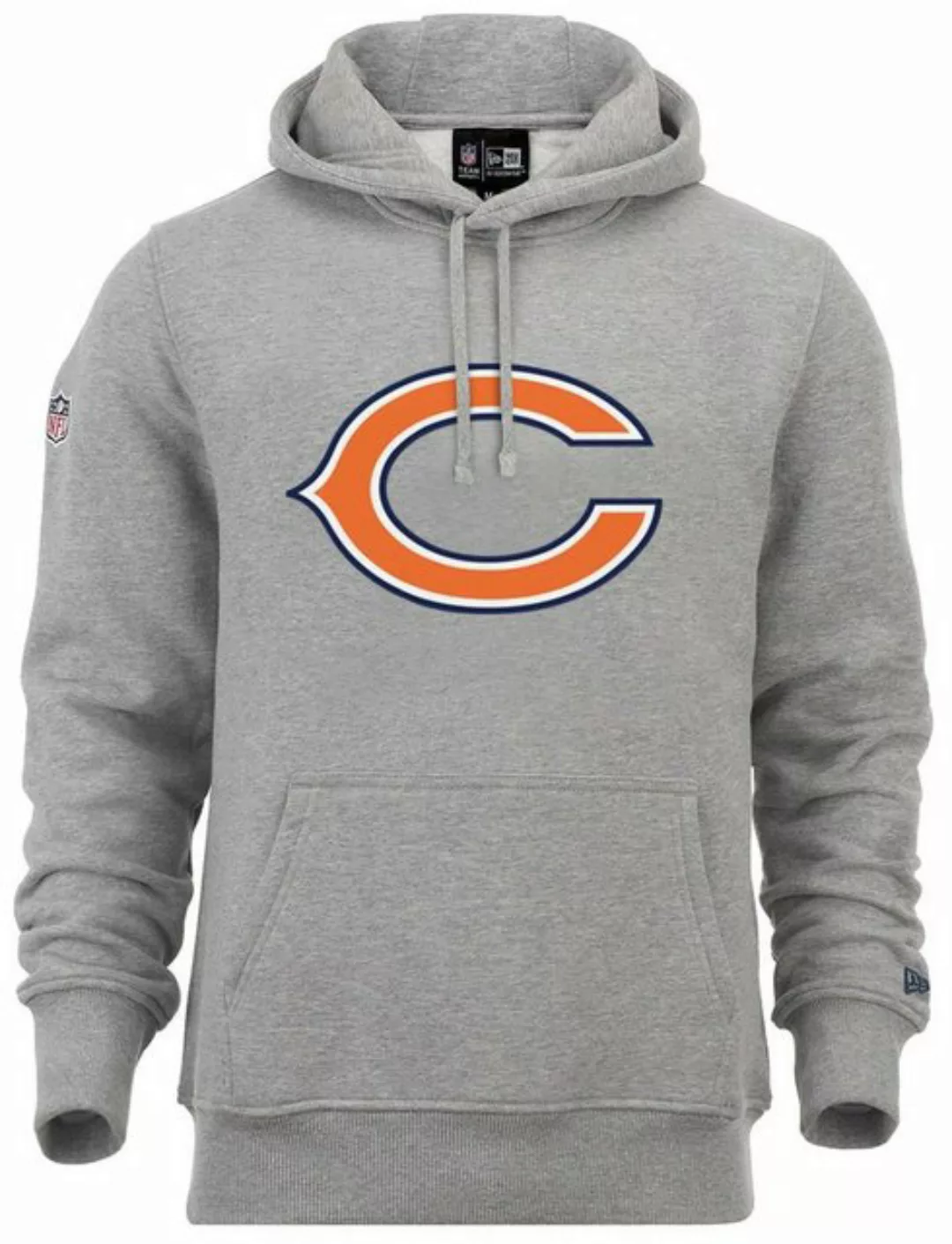New Era Nfl Team Logo Chicago Bears Kapuzenpullover 2XL Grey günstig online kaufen