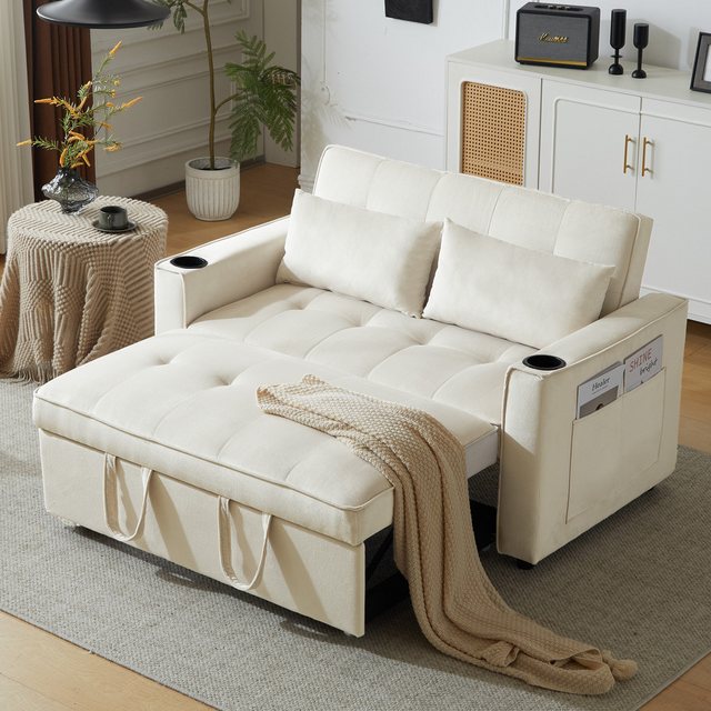 Merax Schlafsofa, mit 3-in-1 Bettfunktion,Loungesessel mit Schlaffunktion,v günstig online kaufen