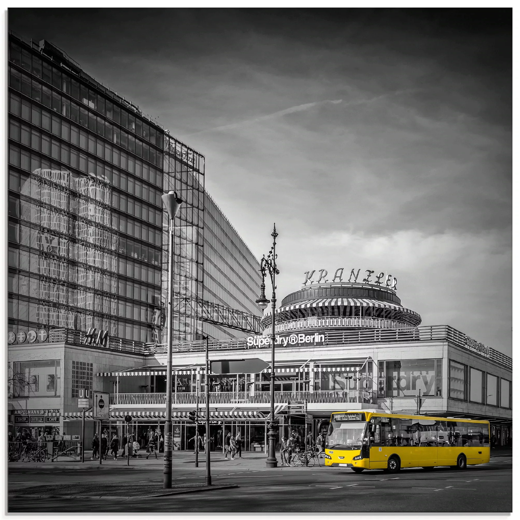 Artland Glasbild "Berlin City-West", Deutschland, (1 St.), in verschiedenen günstig online kaufen