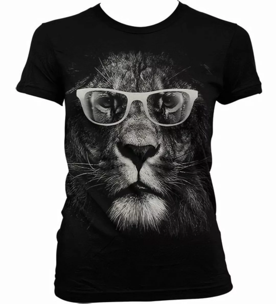 Hybris T-Shirt Lion Glasses Girly T-Shirt günstig online kaufen