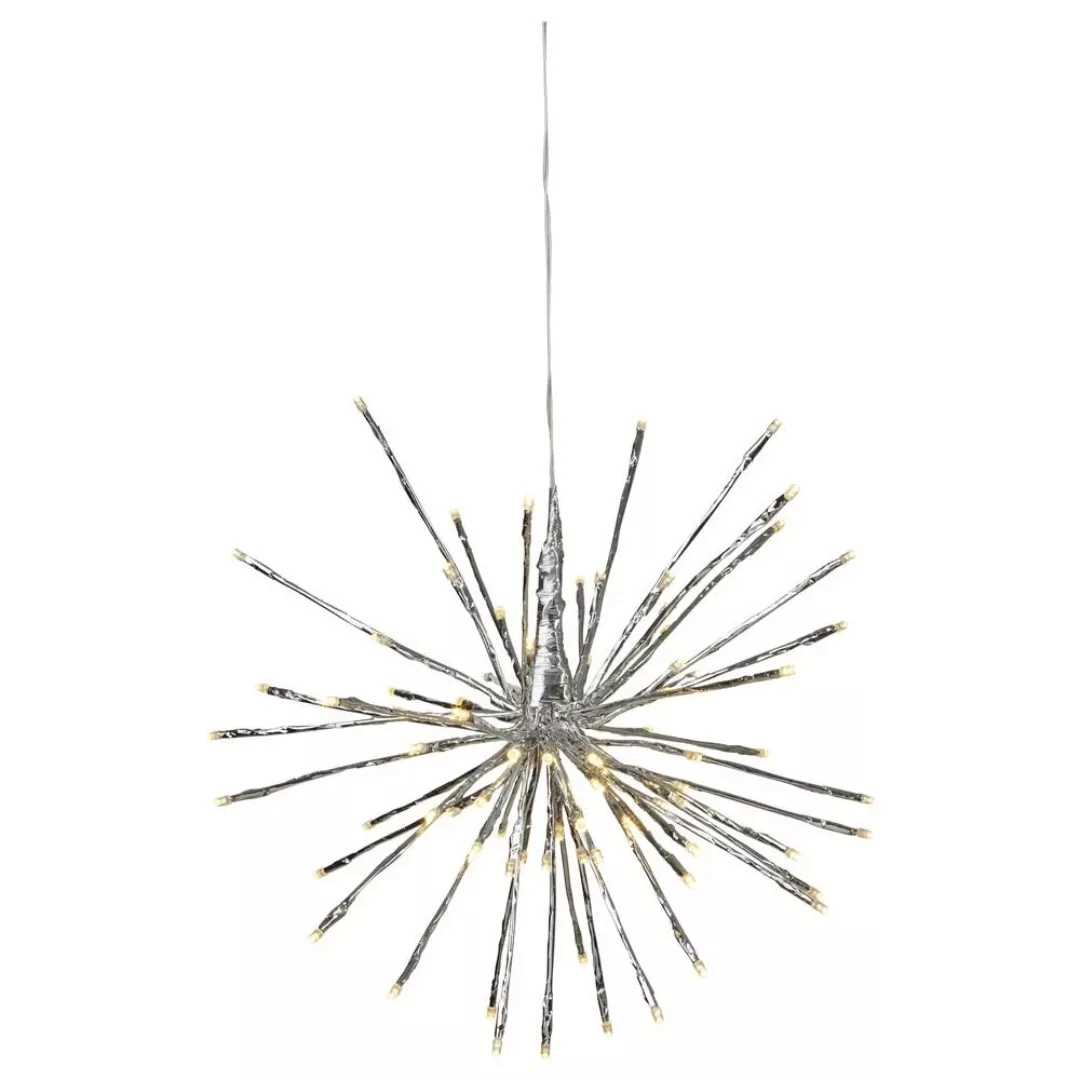 LED Pendelleuchte Firework in Silber 300 mm günstig online kaufen
