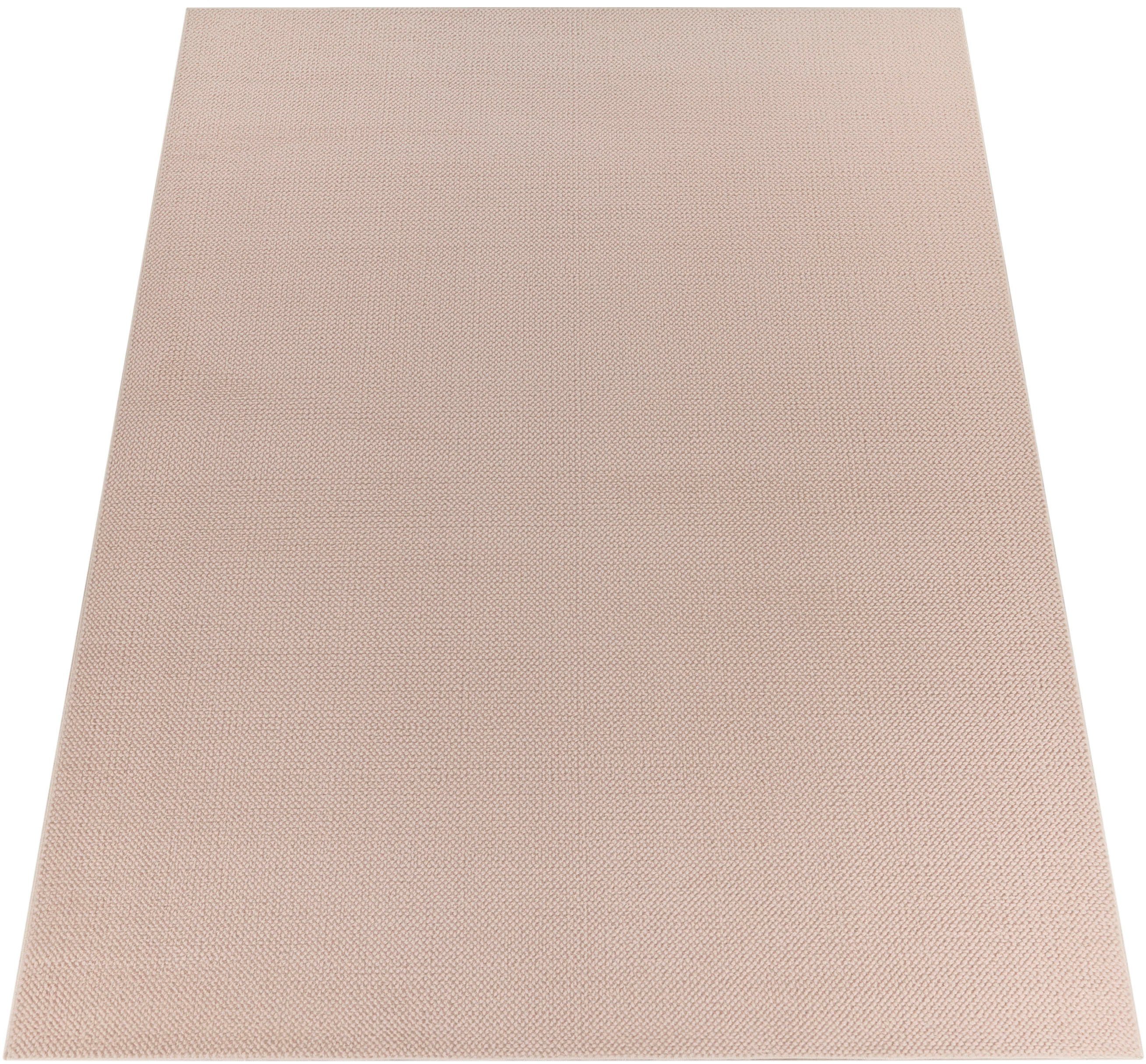 Teppich »Ciney«, rechteckig, 16 mm Höhe, Kurzflor, Hoch-Tief Effekt, Uni Fa günstig online kaufen