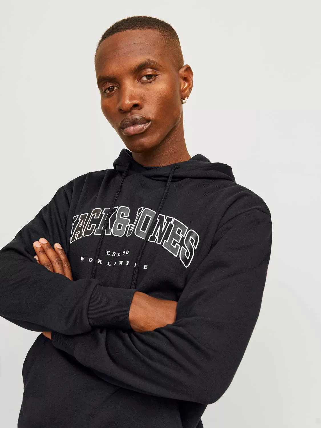 Jack & Jones Kapuzensweatshirt JJECALEB VARSITY SWEAT HOOD NOOS günstig online kaufen