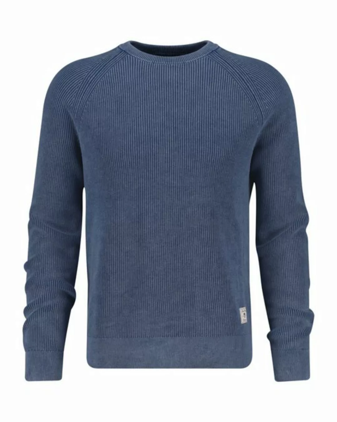 Gant Rundhalspullover WASHED RIB C-NECK in verwaschener Optik günstig online kaufen