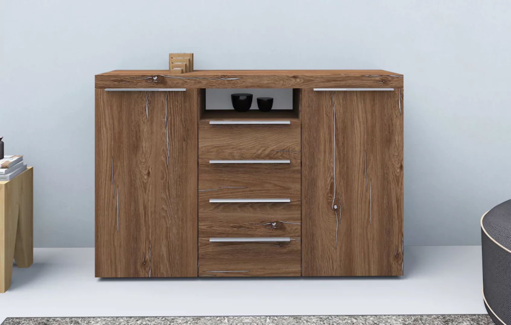 borchardt Möbel Highboard "Durban", Breite 139 cm günstig online kaufen