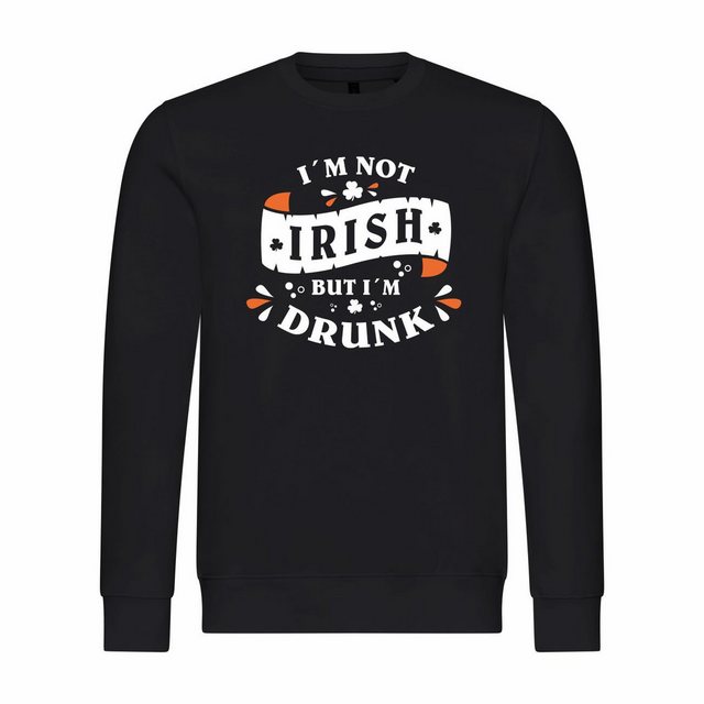 deinshirt Rundhalspullover Herren Pullover Im not Irish but im drunk Mit Pr günstig online kaufen