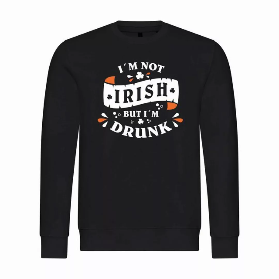 deinshirt Rundhalspullover Herren Pullover Im not Irish but im drunk Mit Pr günstig online kaufen