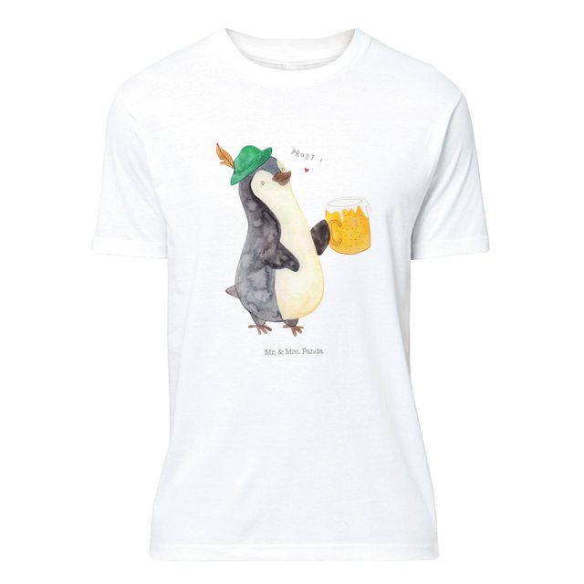 Mr. & Mrs. Panda T-Shirt Pinguin Bier - Weiß - Geschenk, Oktoberfest, Party günstig online kaufen