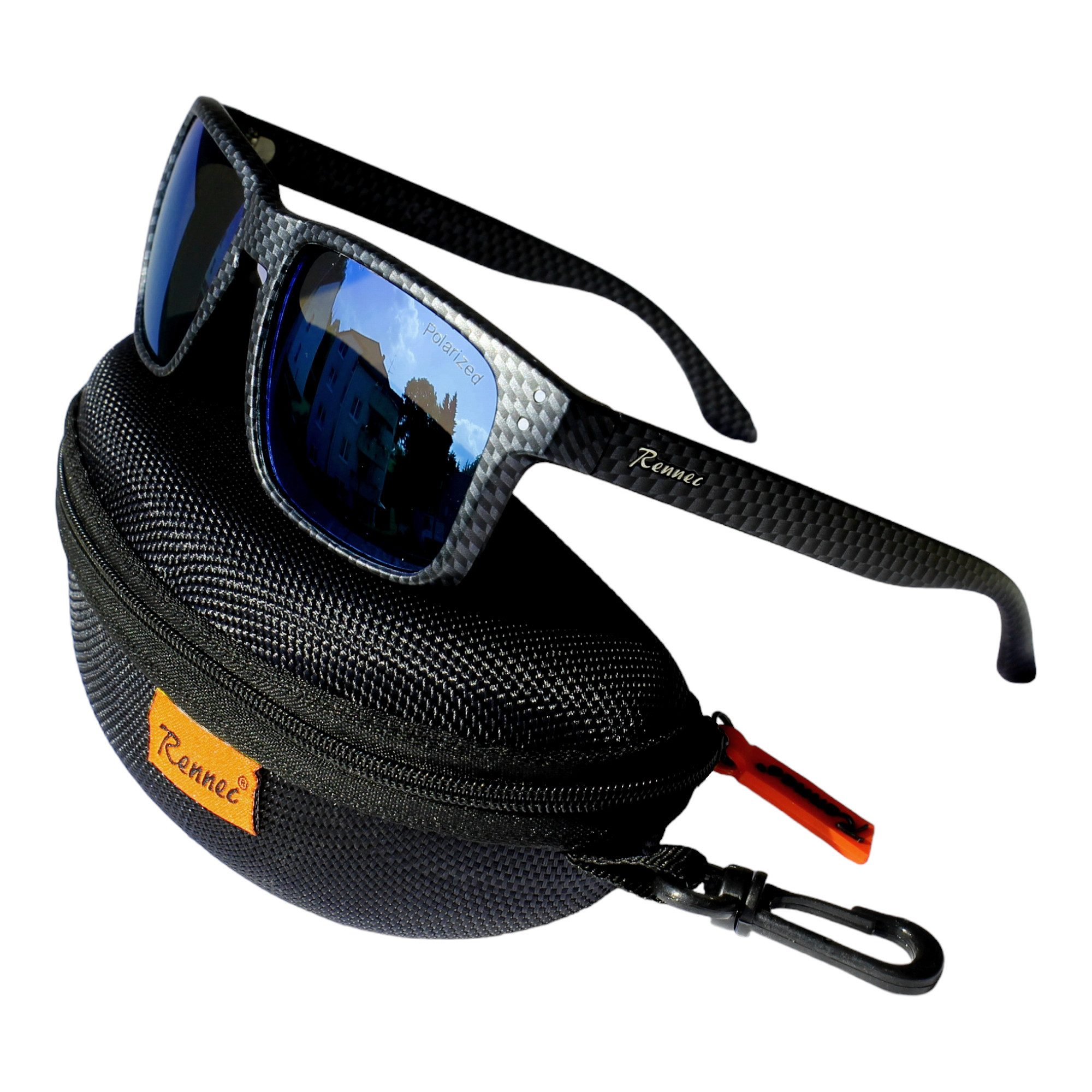 Rennec Sonnenbrille (Herren Brille mit Hardcase günstig online kaufen