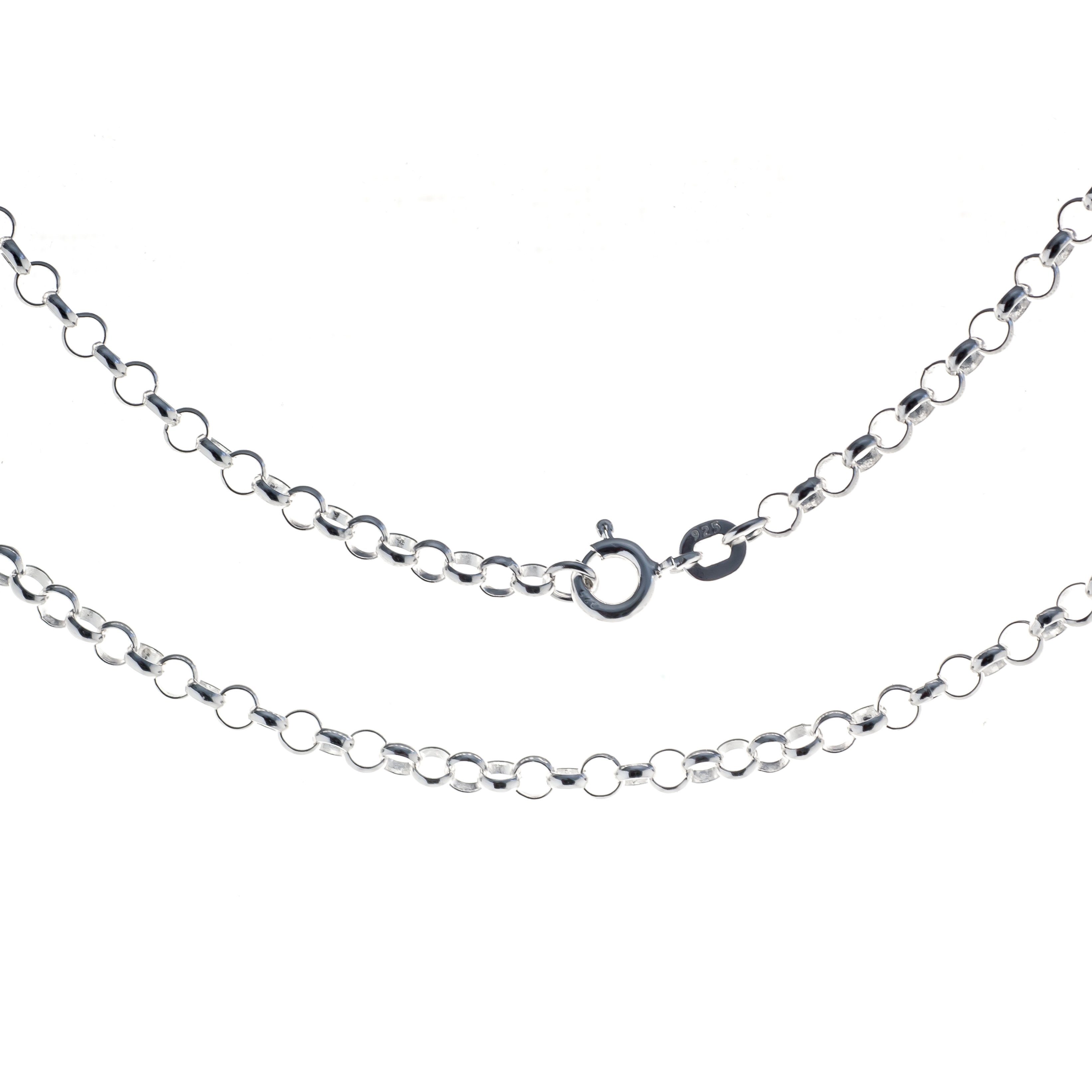 Bella Carina Silberkette Silberkette Gliederkette rund günstig online kaufen