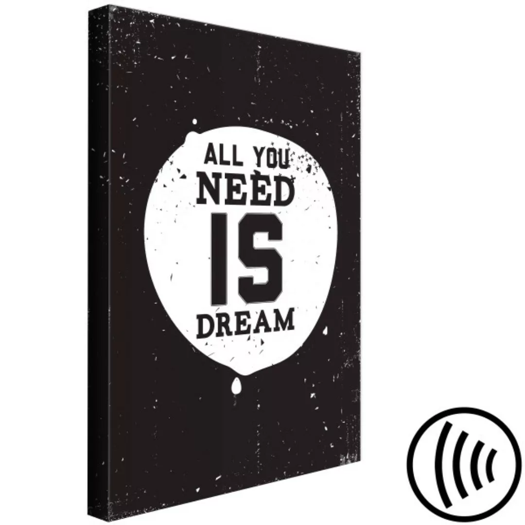 Bild auf Leinwand All You Need Is Dream (1 Part) Vertical XXL günstig online kaufen