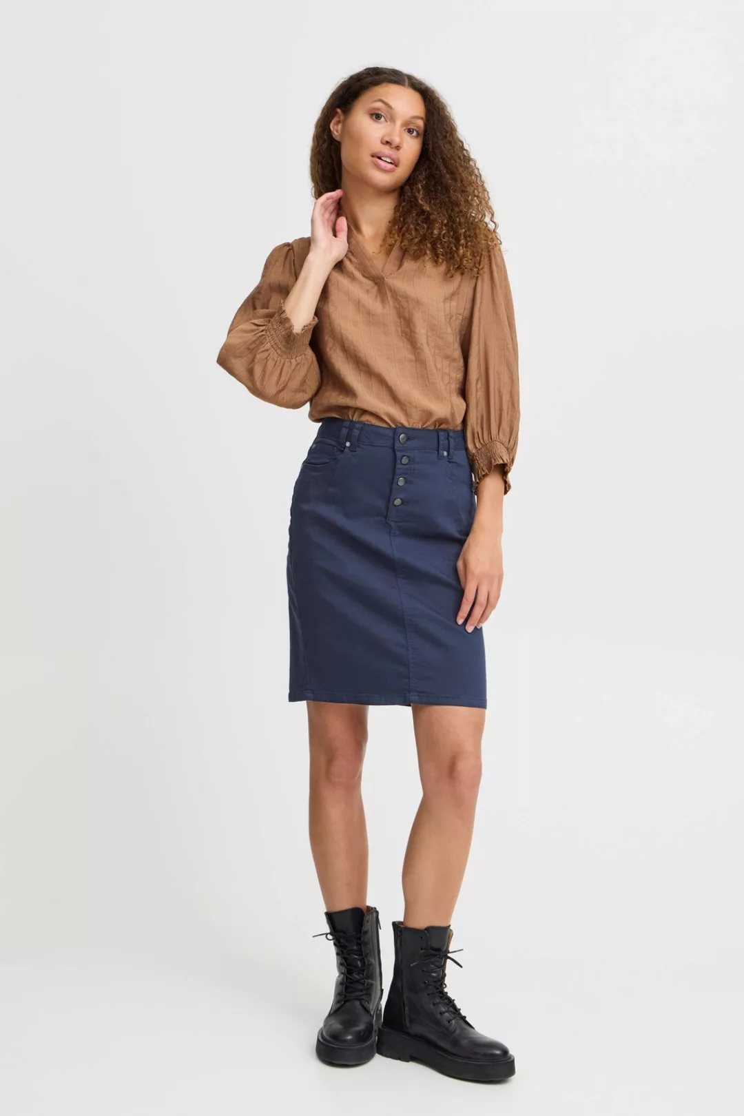 Pulz Jeans Jeansrock "Jeansrock PZROSITA HW Skirt" günstig online kaufen