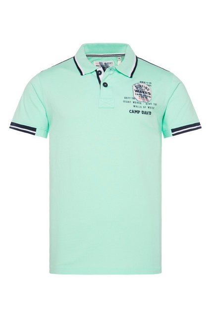 CAMP DAVID Poloshirt mit kontrastreichen Details günstig online kaufen