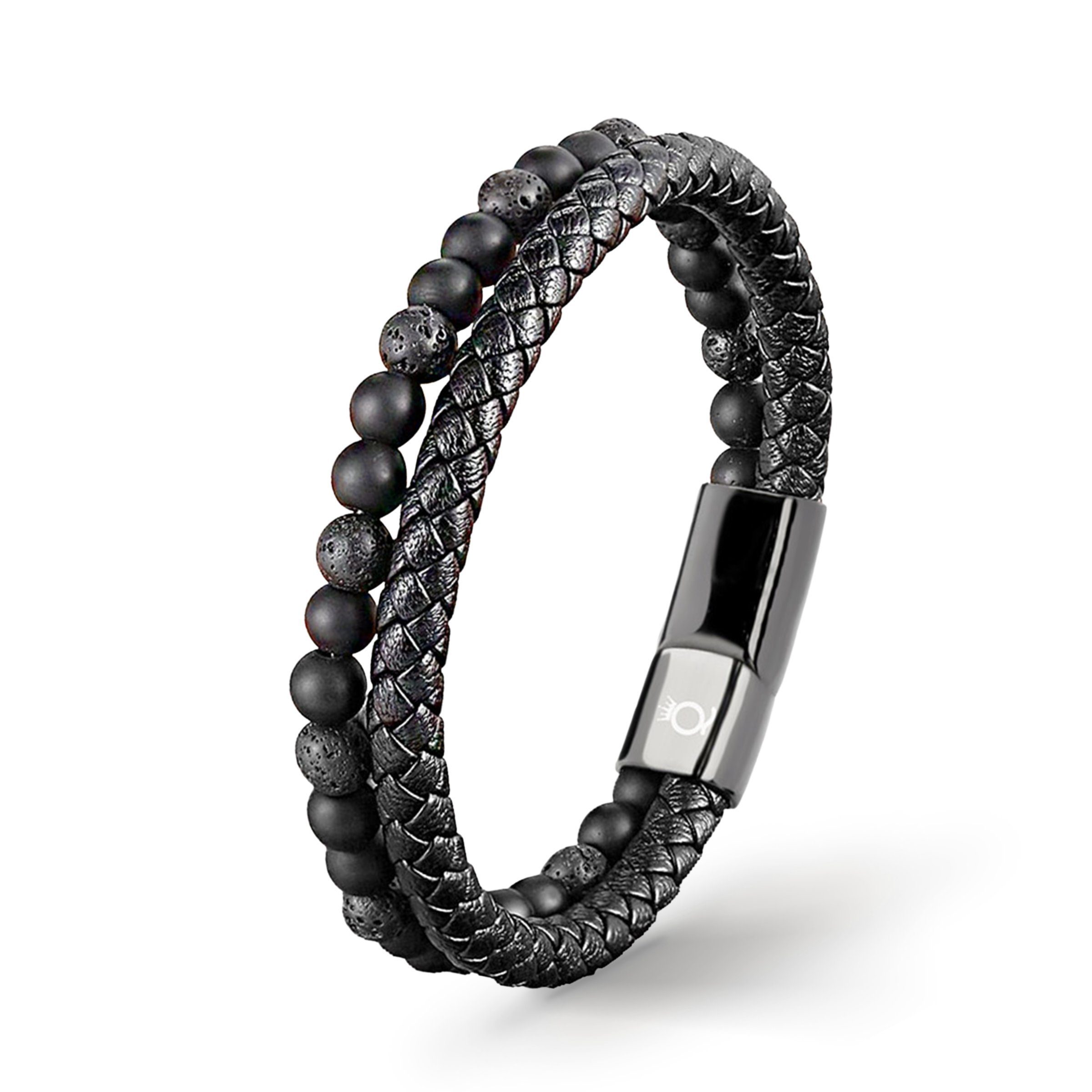UNIQAL.de Lederarmband Lederarmband Herren "PASSION" Perlenarmband günstig online kaufen
