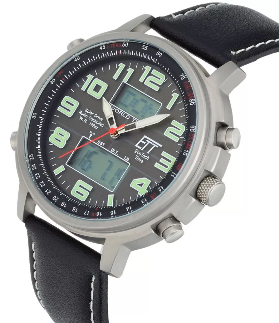 ETT Funk-Multifunktionsuhr »Hunter World Timer, EGS-11301-22L«, Armbanduhr, günstig online kaufen