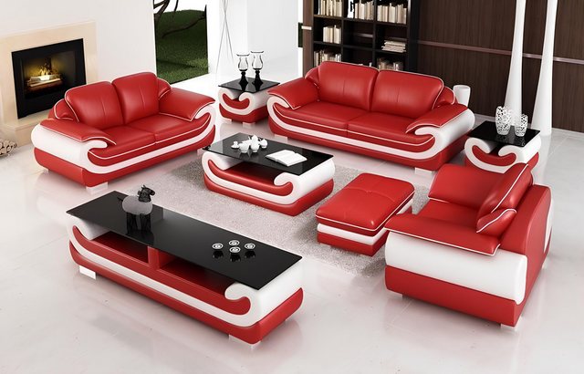 Xlmoebel Sofa Dreisitzer, Zweisitzer und Einzelsitzer Set mit modernem Desi günstig online kaufen