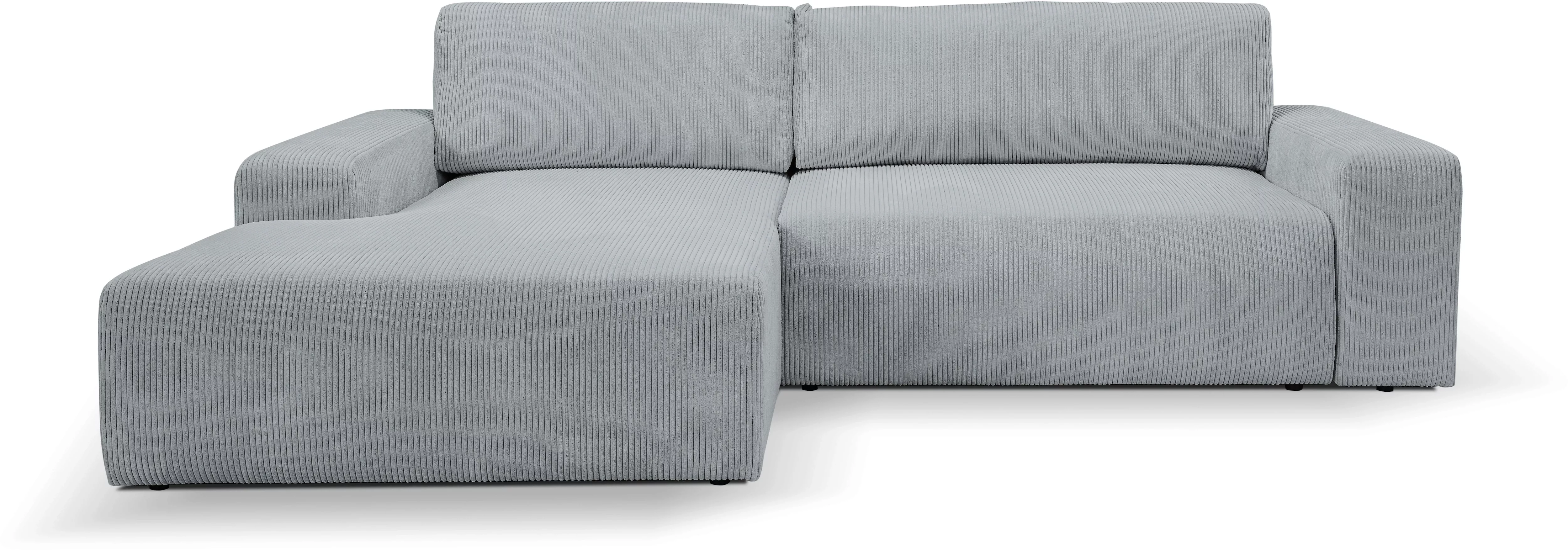 WERK2 Ecksofa "Hugo-L L-Form", Design Ecksofa in Cord mit Schlaffunktion & günstig online kaufen