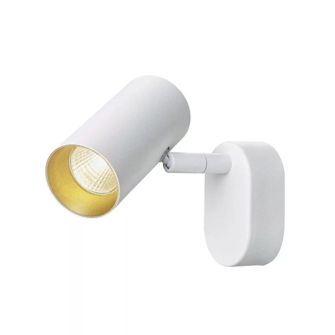 LED Led Wand- und Deckenleuchte Noblo in Weiß und Gold 6W 750Lm günstig online kaufen