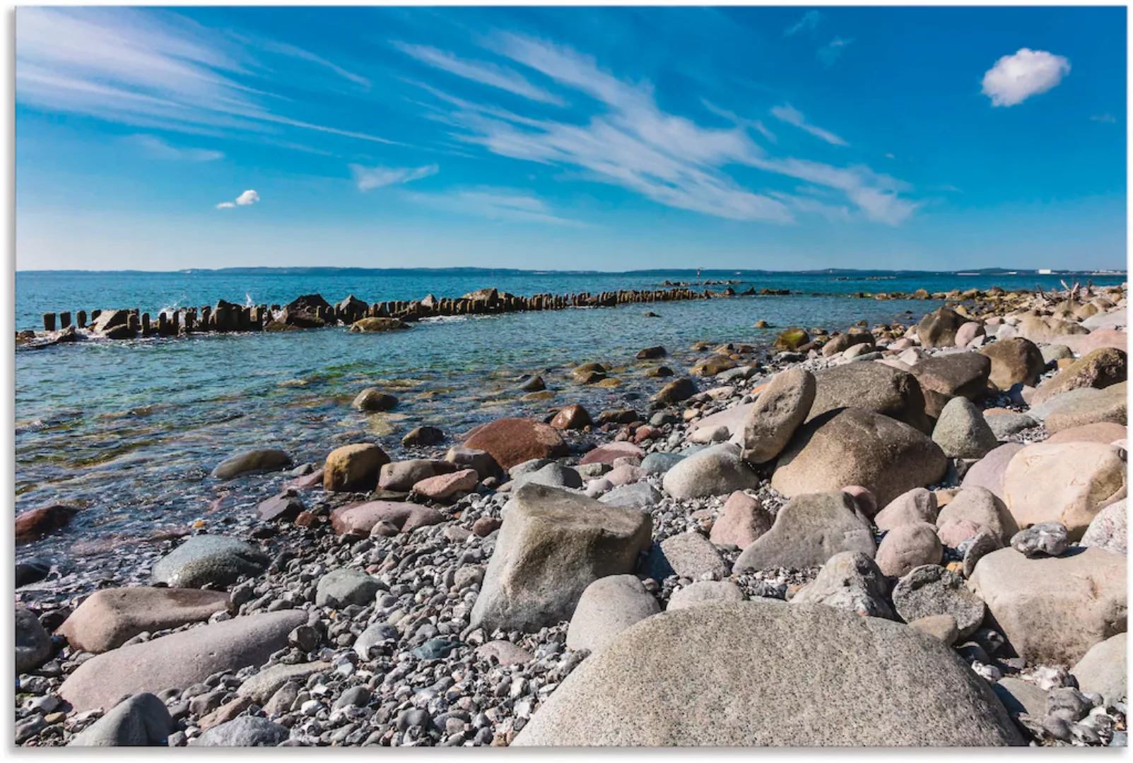 Artland Wandbild "Ostseeküste auf der Insel Rügen", Küste, (1 St.), als Alu günstig online kaufen