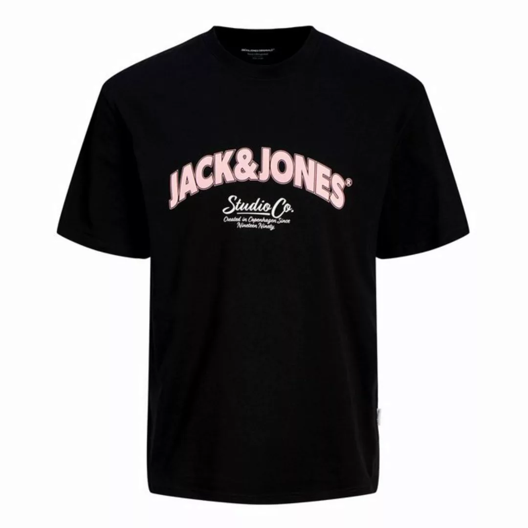 Jack & Jones Rundhalsshirt T-Shirt Arch Big Tee Crew Neck mit großem Marken günstig online kaufen