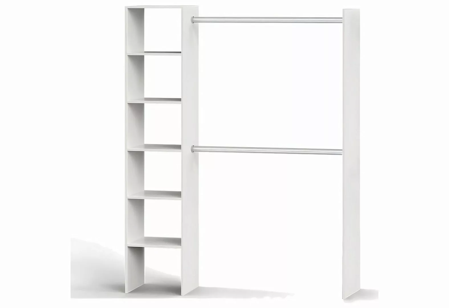 habeig Kleiderschrank KLEIDERSCHRANK BEGEHBAR #6000 (Weiss) Schrank günstig online kaufen