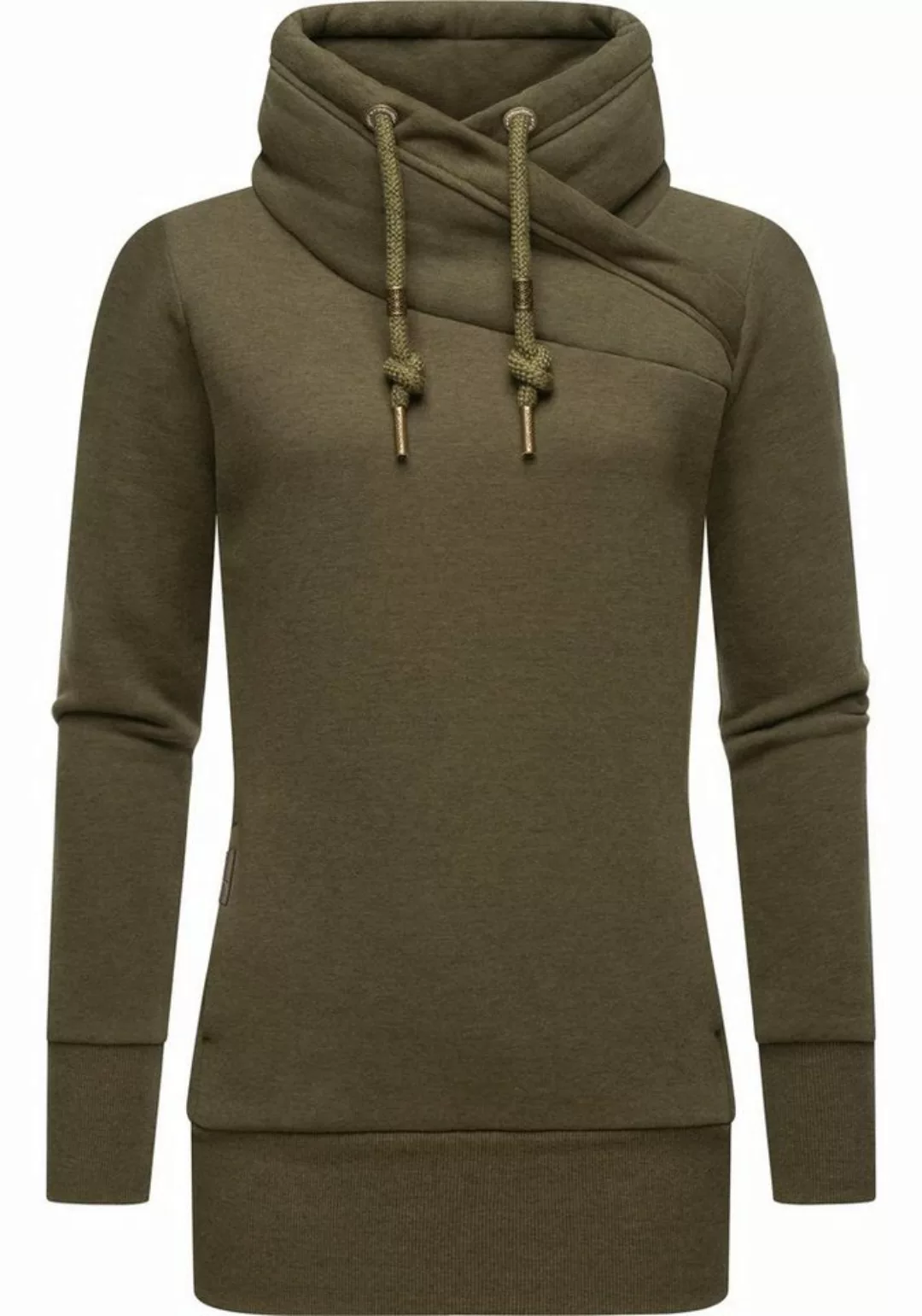 Ragwear Sweatshirt "Neska", modischer Longsleeve Pullover mit hohem Kragen günstig online kaufen